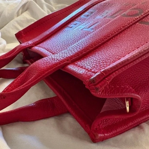 MARC JACOBS THE LEATHER SMALL TOTE BAG - Picture 7 of 12